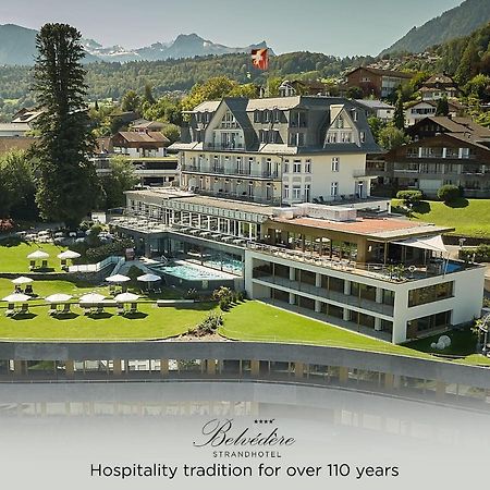 Belvedere Strandhotel Spiez Bagian luar foto