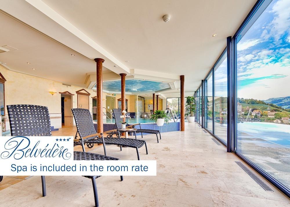 Belvedere Strandhotel Spiez Bagian luar foto