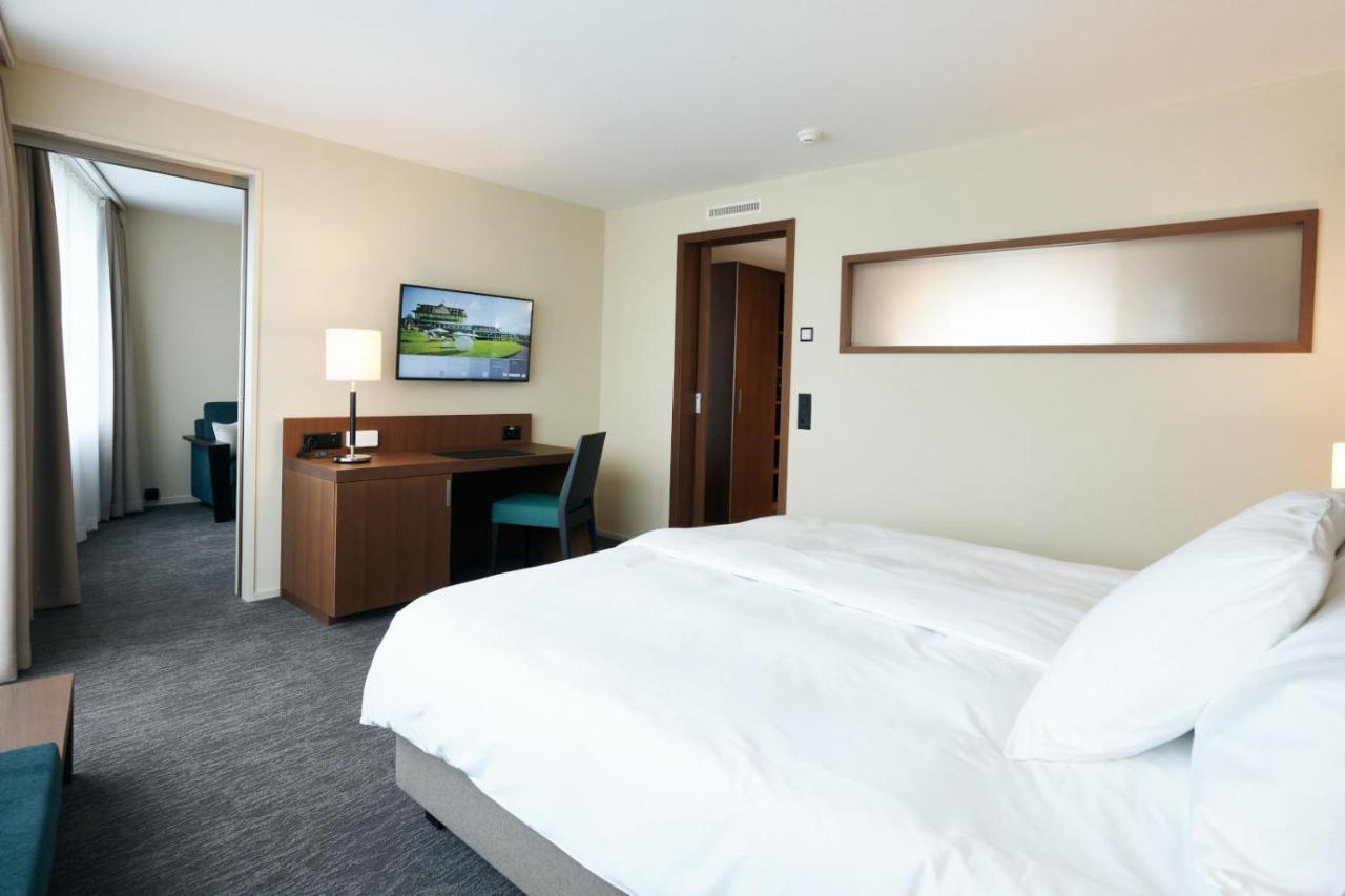Belvedere Strandhotel Spiez Bagian luar foto