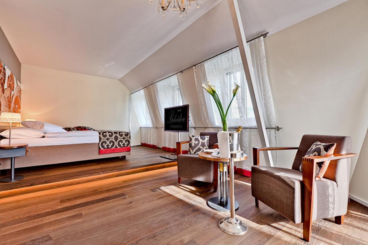 Belvedere Strandhotel Spiez Bagian luar foto