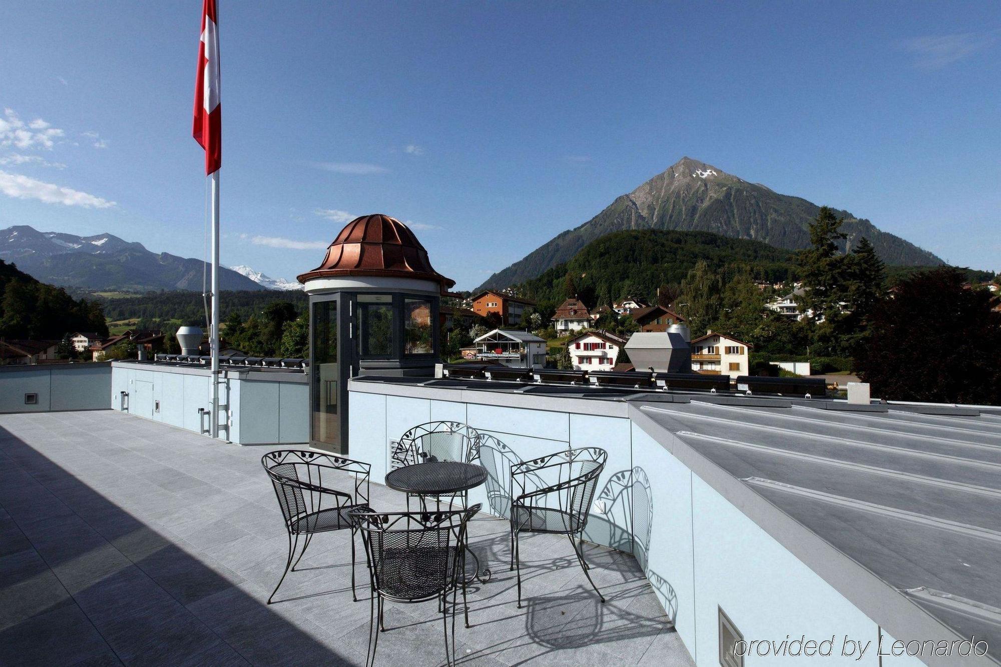 Belvedere Strandhotel Spiez Restoran foto