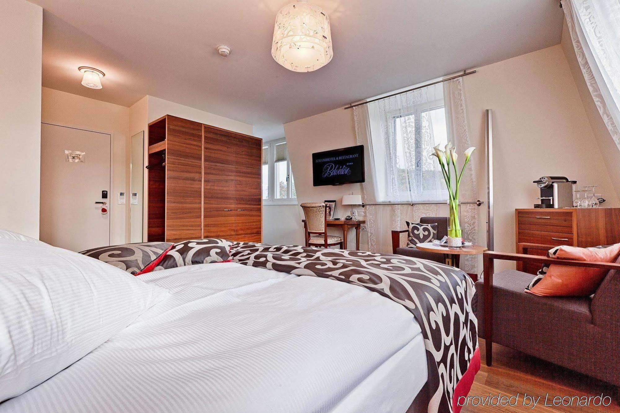Belvedere Strandhotel Spiez Bagian luar foto