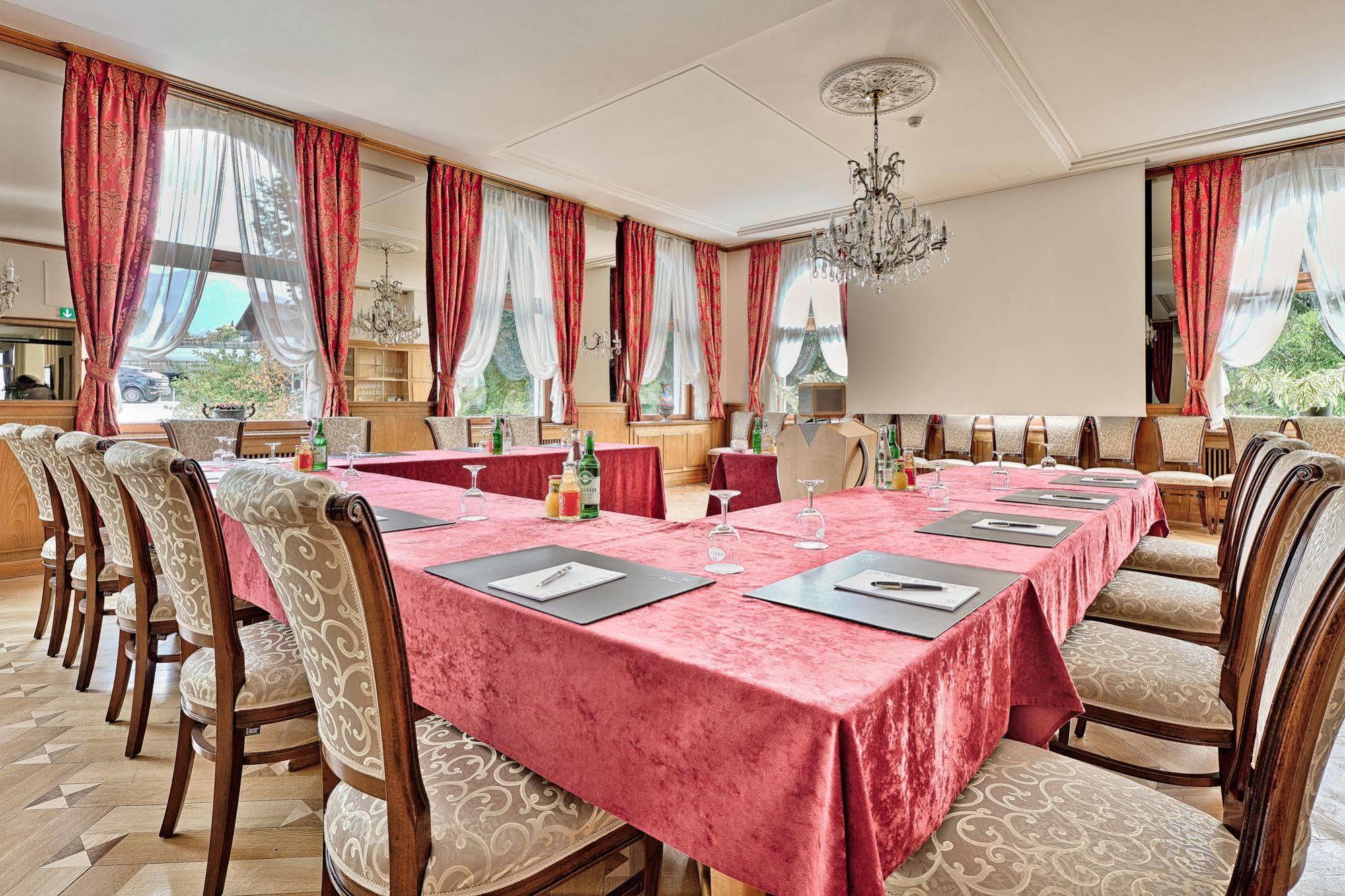 Belvedere Strandhotel Spiez Bagian luar foto